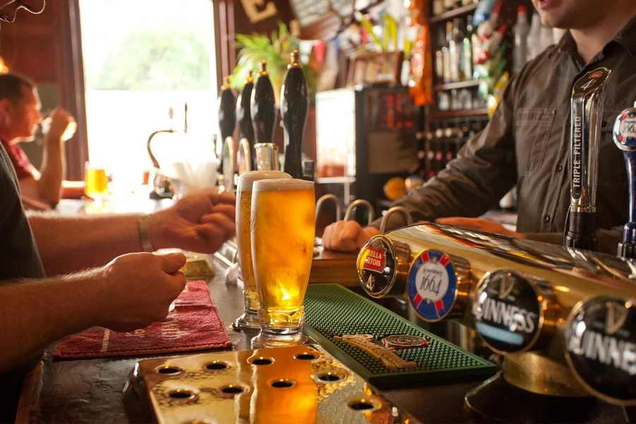 People at bar